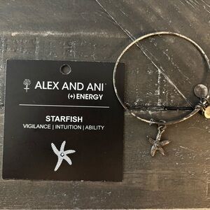 Alex and Ani Silver Starfish Charm Bracelet